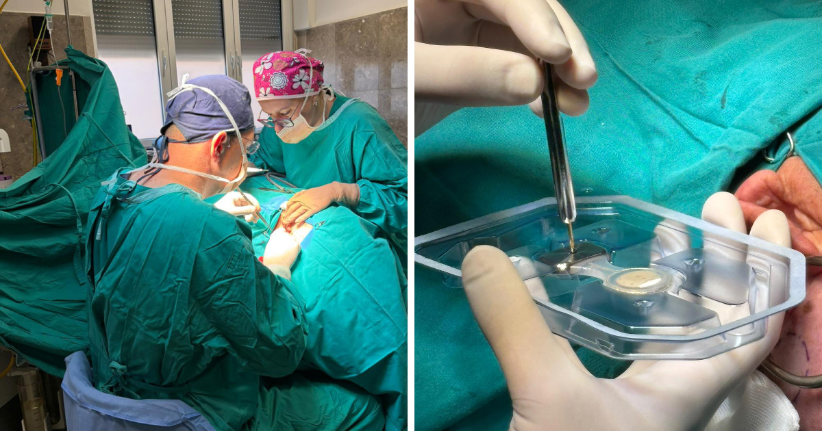 FOTO Po prvi put u Hrvatskoj pacijentu ugrađen Osia® sustav