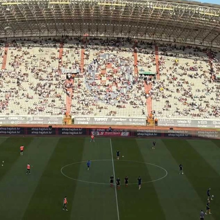 FOTO Pogledajte kako je izgledao Poljud pred početak derbija Hajduka i Rijeke