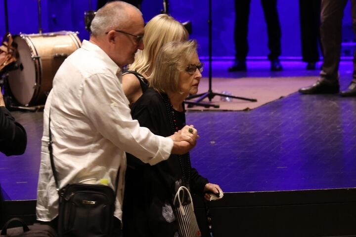 Shrvana Gabi Novak na komemoraciji za sina Matiju Dedića