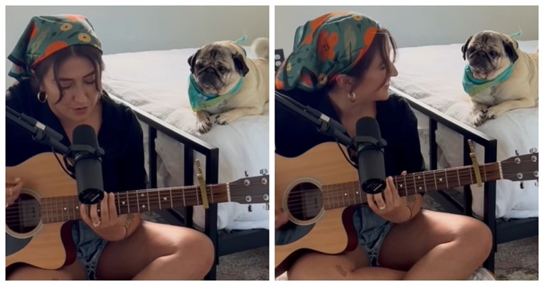 Djevojka koja svira i pjeva svom psu raznježila ekipu na društvenim mrežama