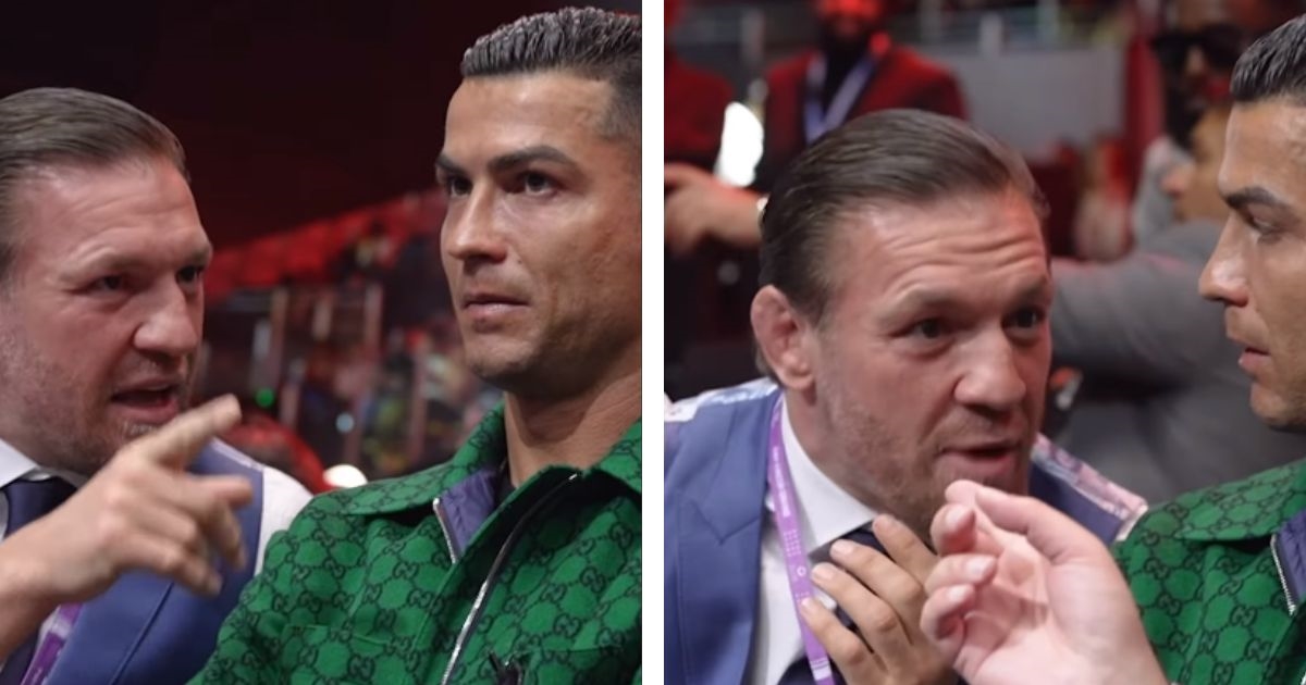 Snimka Ronalda i Conora je hit. Conor držao govor, pogledajte Ronaldove reakcije