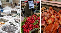 Cijene na Dolcu i u trgovinama: Evo koliko koštaju riba, šunka, rotkvice, luk i jaja