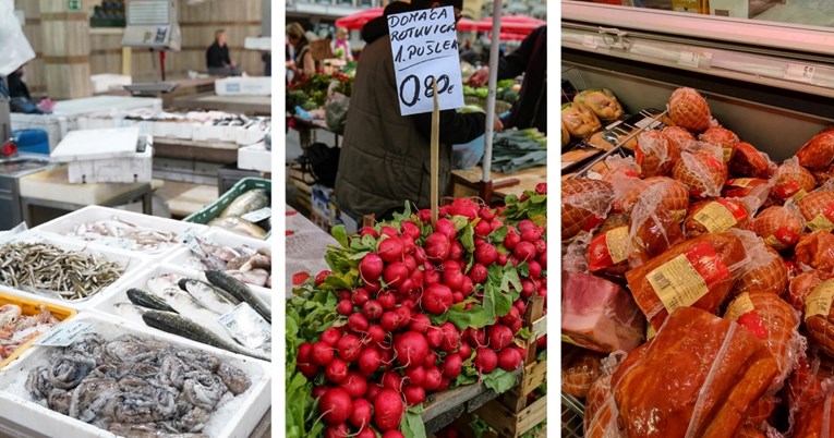 Cijene na Dolcu i u trgovinama: Evo koliko koštaju riba, šunka, rotkvice, luk i jaja