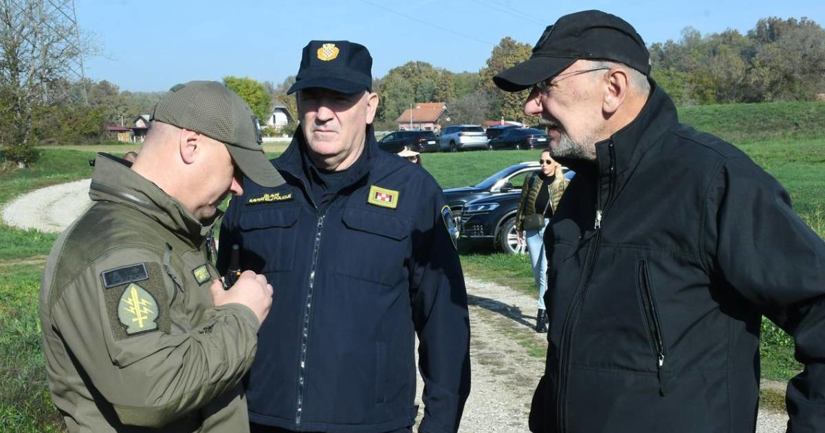FOTO Božinović obišao granicu s BiH: Hrvatska jedna od najsigurnijih zemalja EU