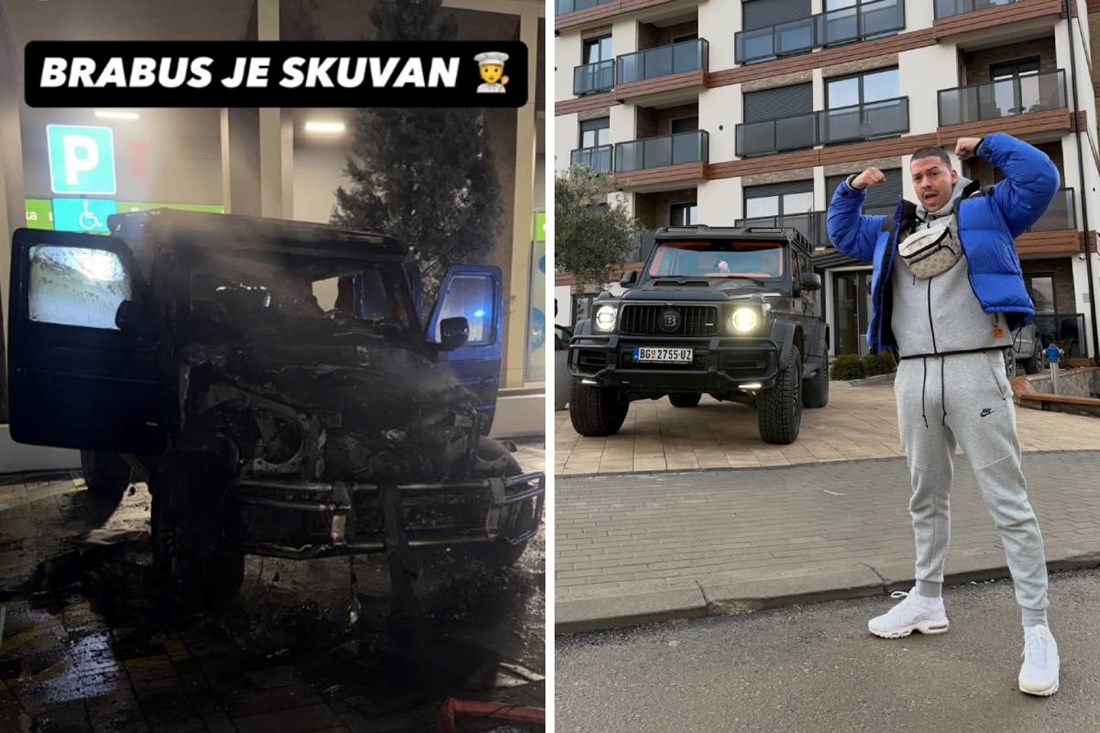 U Beogradu izgorio Brabus Bake Praseta