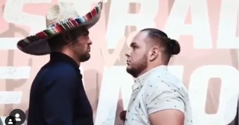 VIDEO Hrgović na sučeljavanje protiv Meksikanca stigao sa sombrerom na glavi