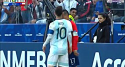 Messi pukao pa dobio crveni karton zbog sukoba s kapetanom Čilea