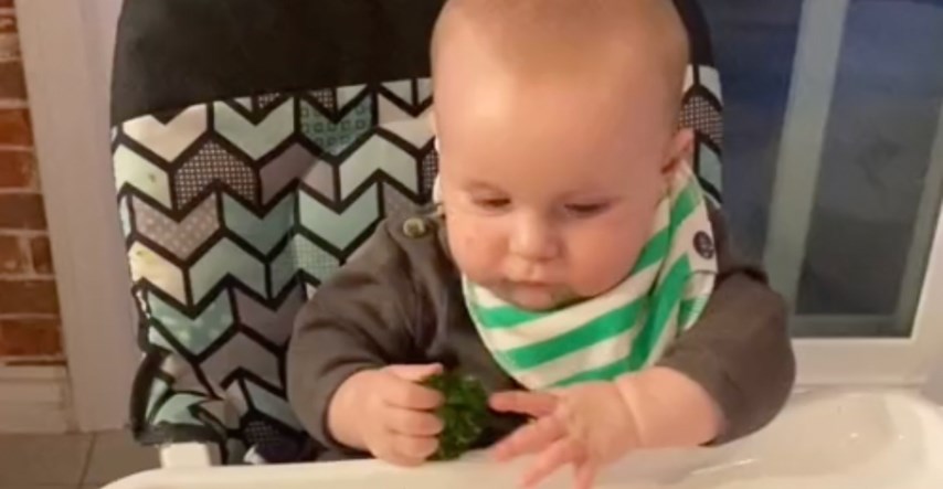Bebi dali da proba brokulu, njena reakcija jasno otkriva što misli o tom povrću