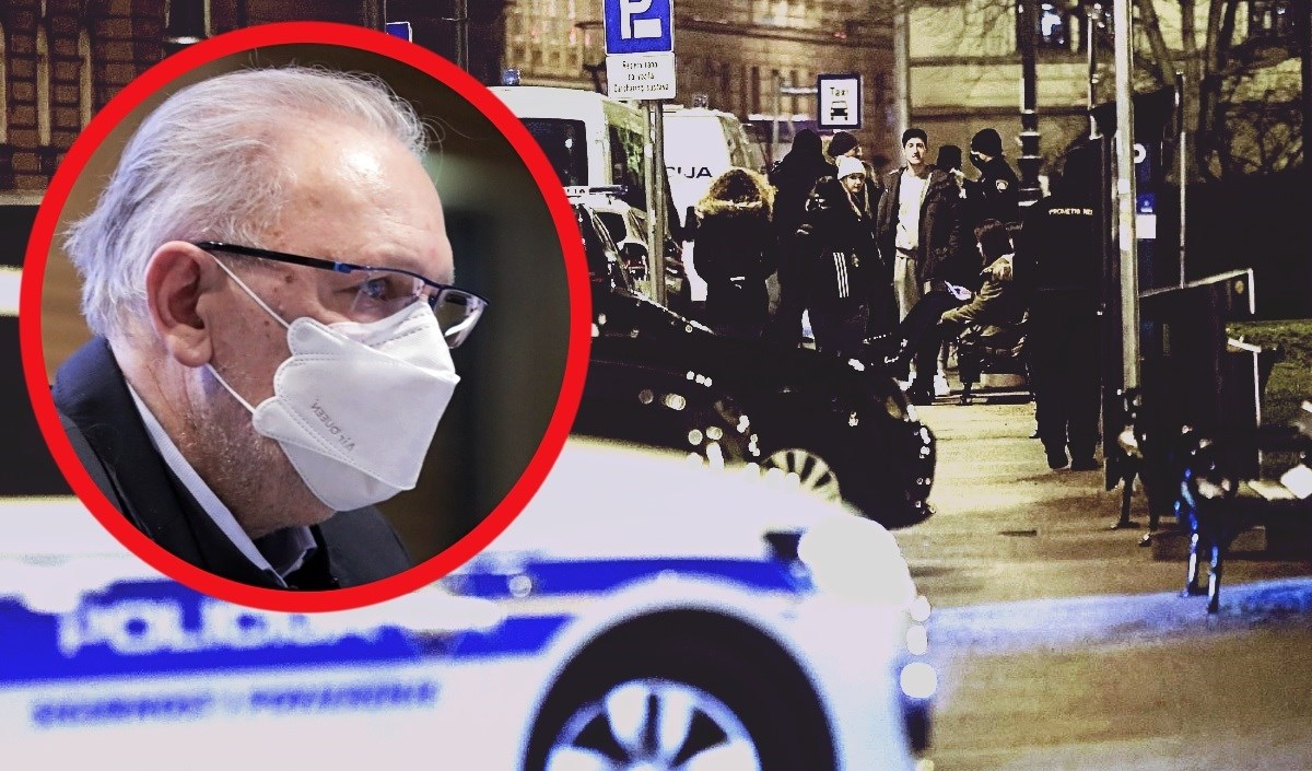 Božinović: Nismo rastjerivali mlade ispred HNK, nego je bilo hladno i kiša