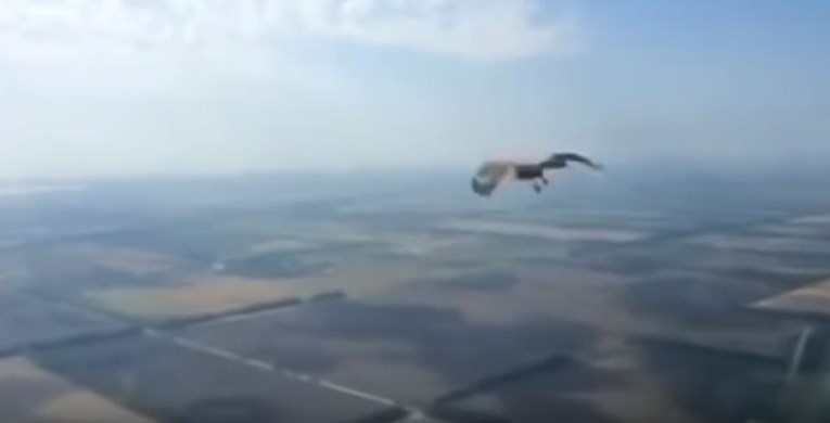 Pilot snimio trenutak u kojem se ptica zabija u staklo aviona, nije lijep prizor
