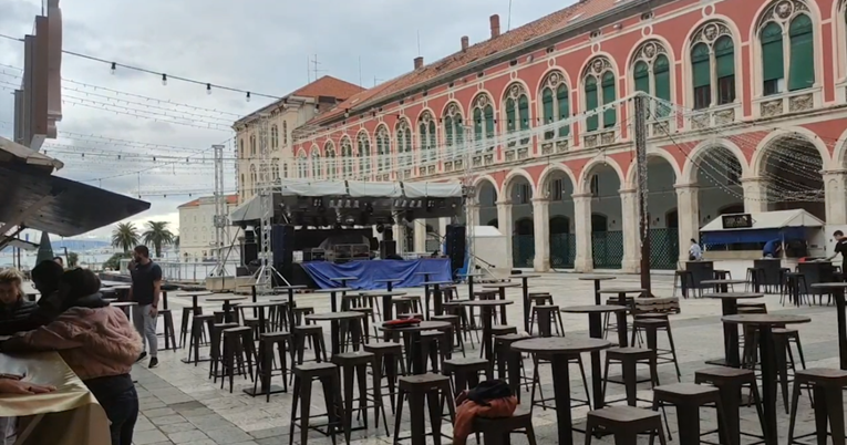 VIDEO Nigdje nikoga: Ovo je centar Splita za vrijeme utakmice