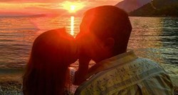 Domaći slavni par oduševio romantičnom fotkom poljupca uz zalazak sunca
