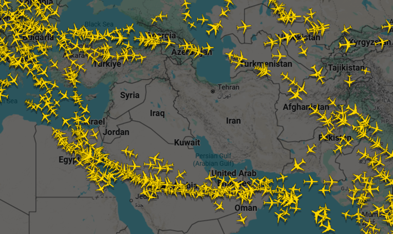 Kako je rat SAD-a i Izraela protiv Irana stvorio rupu u globalnom zračnom prostoru