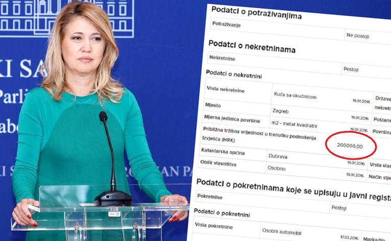Milanka Opačić tvrdi da joj kuća s okućnicom u Zagrebu vrijedi 200.000 kuna