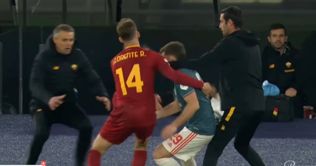 VIDEO Mourinhov pomoćnik izazvao kaos u Europa ligi. Udario je igrača