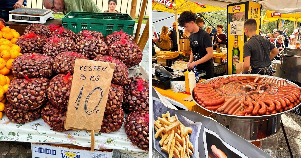Bili smo na Kestenijadi u Kostajnici. Kesten tri puta jeftiniji nego u dućanima