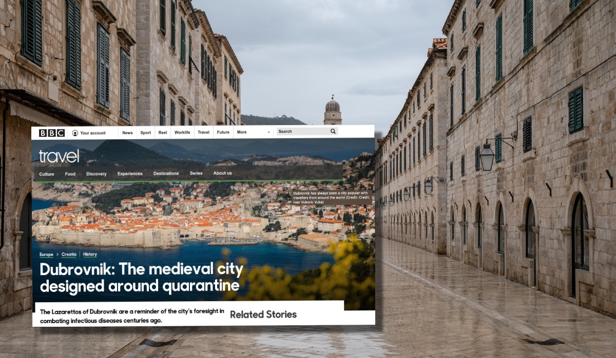 BBC o Dubrovniku: Prvi grad u Europi koji je uveo karantenu
