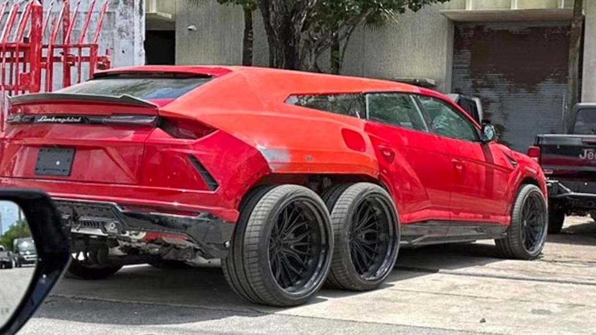 Na Lamborghini Urus vrijedan četvrt milijuna eura dodao još dva kotača