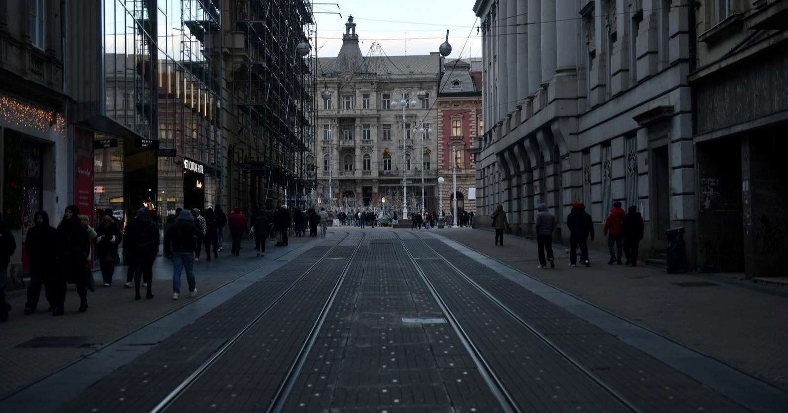 Centar Zagreba prazan na Božić
