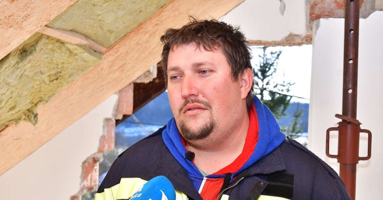 Vatrogasac iz Gline u potresu ostao bez kuće, sad mu kolege žele izgraditi novu