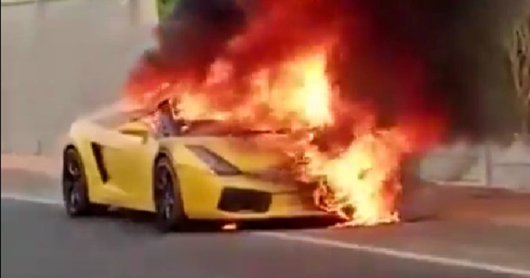 VIDEO Dva Indijca se posvađala pa jedan u bijesu zapalio Lamborghini