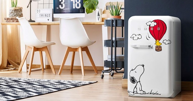SMEG izbacio hladnjak s ilustracijom Snoopyja. Košta 1800 eura