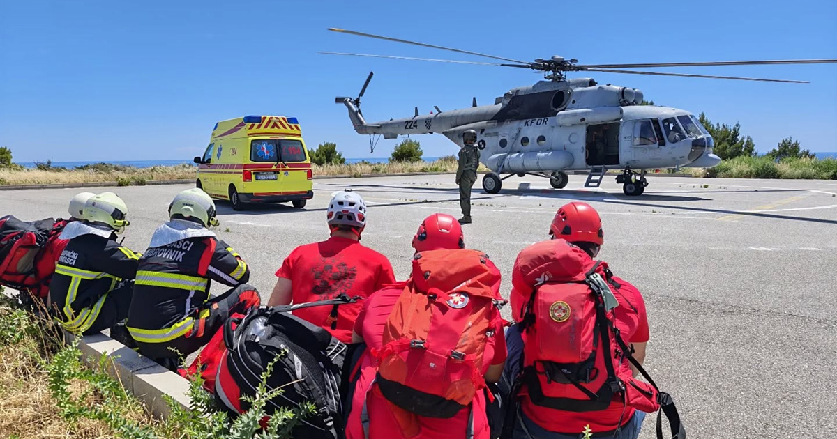 Muškarcu pozlilo na planini kod Dubrovnika. HGSS-ovci helikopterom stigli u pomoć