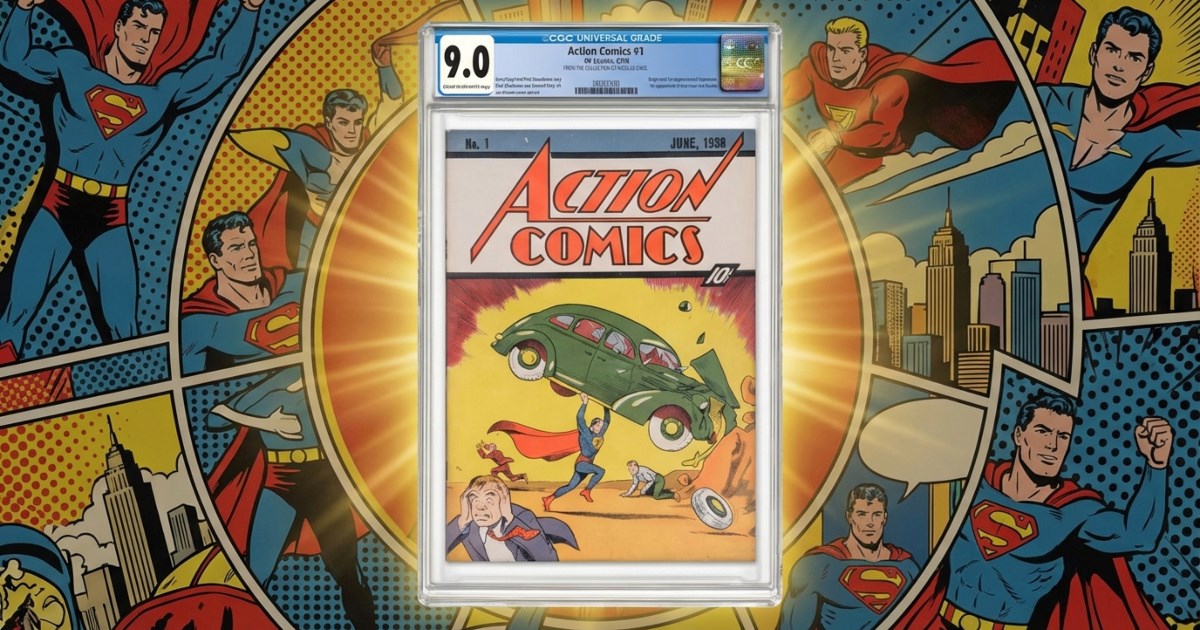 Strip u kojem se Superman prvi put pojavio sada je najskuplji ikad