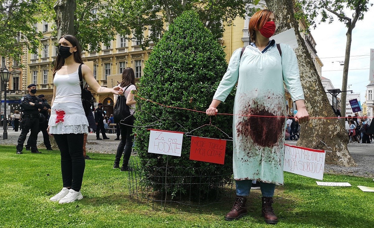 FOTO Pogledajte prosvjed protiv Hoda za život, javili se organizatori