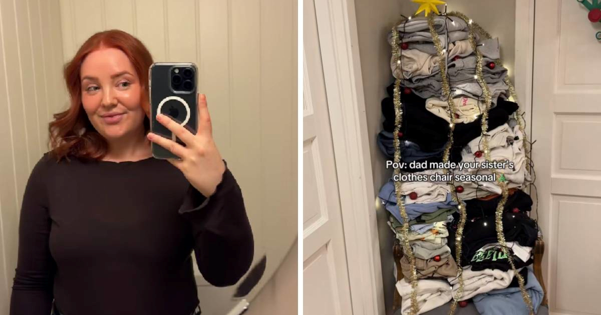 Kći je skladištila odjeću na stolcu, pogledajte što je njezin tata napravio