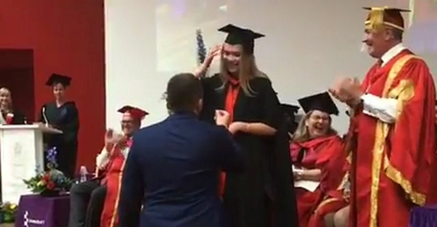 Zaprosio curu na njezinoj dodjeli diploma, internet ga uništio komentarima