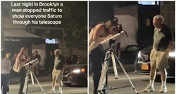 82-godišnjak postavio teleskop nasred ceste da drugima pokaže Saturn. Nastao red