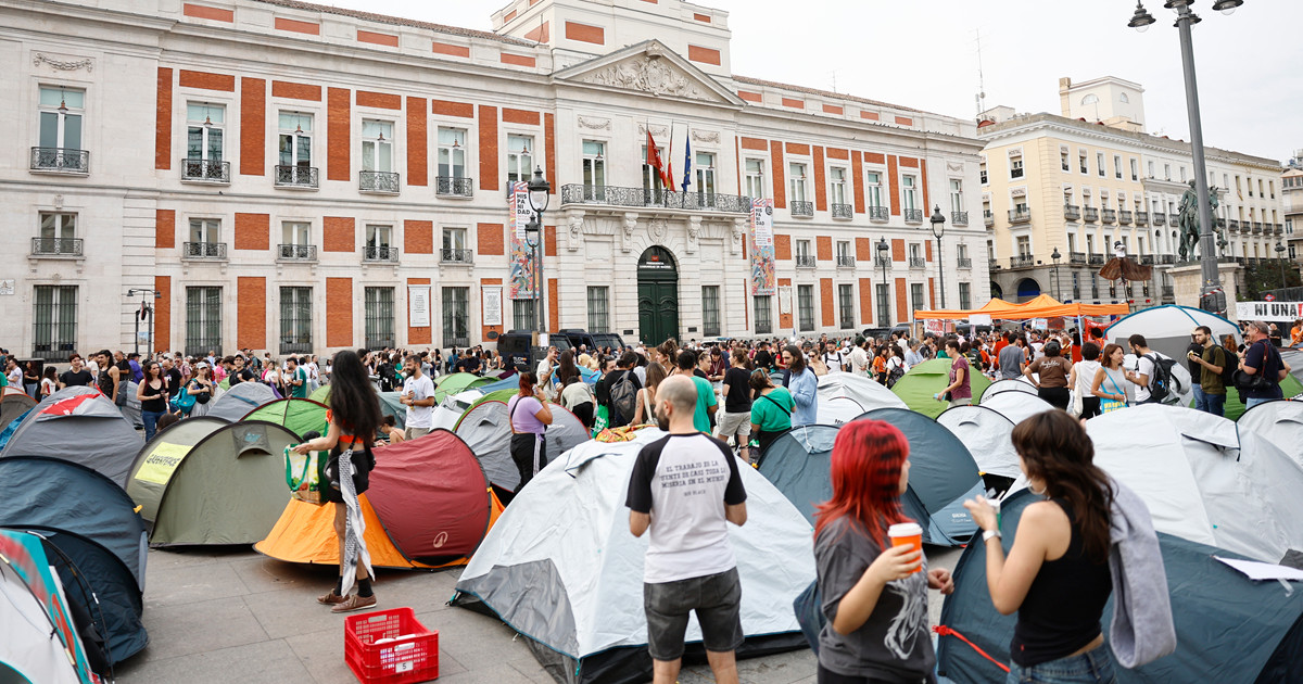 30.000 prosvjednika marširalo ulicama Madrida. Stotine šatora postavljene na trgu