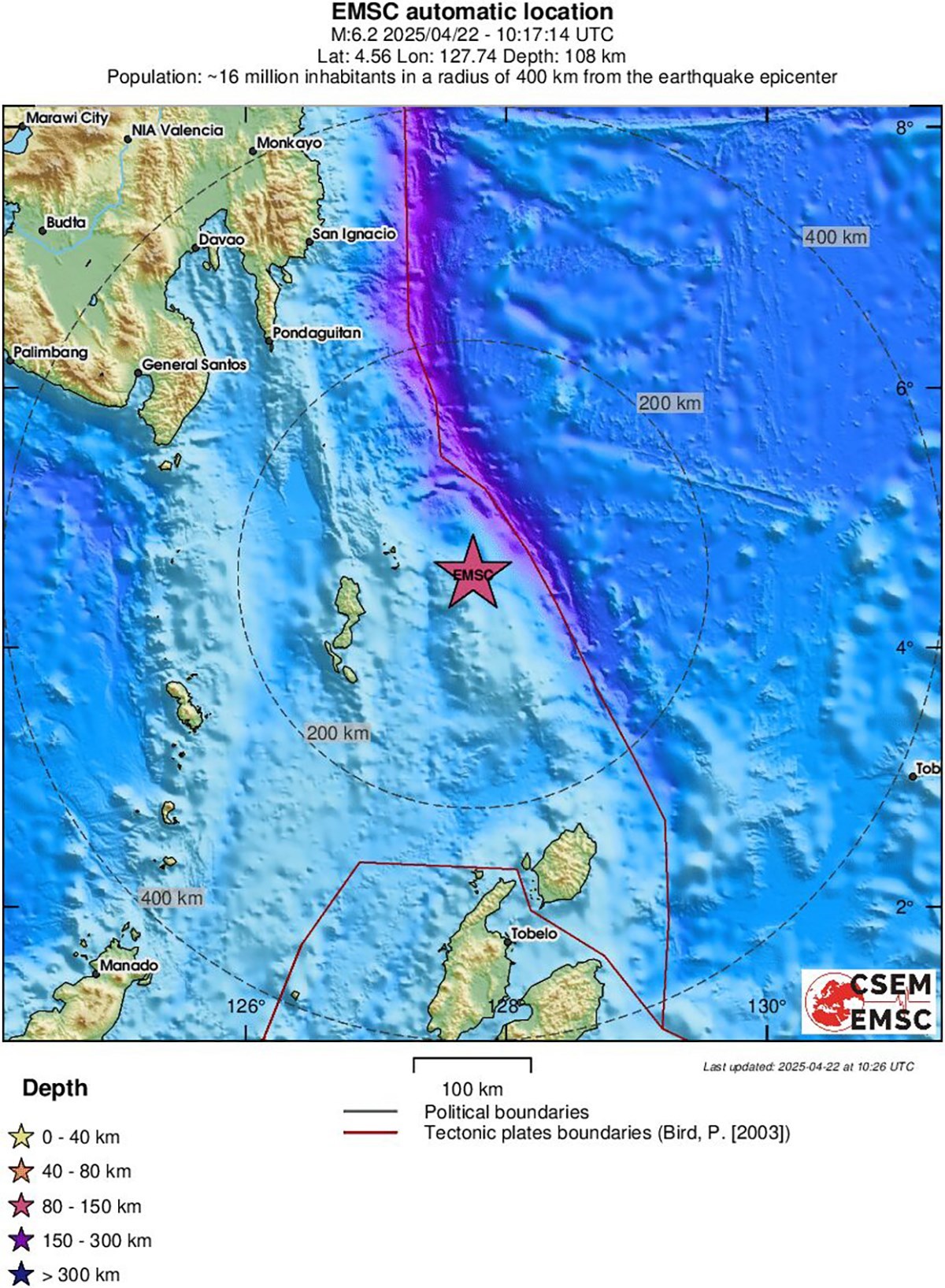 Potres 6.2 po Richteru kod indonezijskih otoka