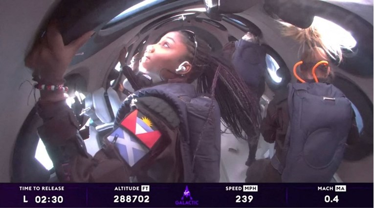 VIDEO Troje putnika tvrtke Virgin Galactic stiglo u svemir