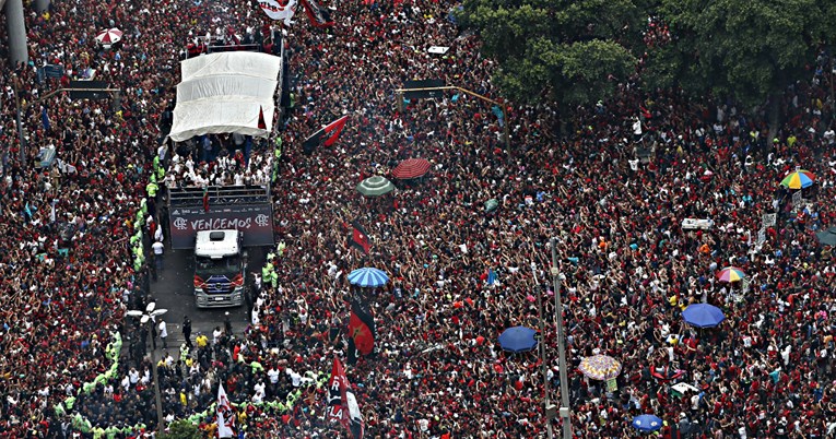 FOTO Stotine tisuća ljudi dočekale Flamengo nakon osvojene Cope Libertadores