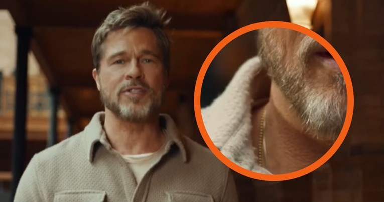 Zašto svi pričaju o lančićima koje je Brad Pitt nosio u Super Bowl reklami?