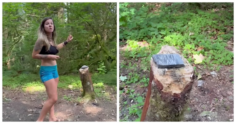 Kampirali u šumi pa pronašli jezivu poruku na kamenu, priča postala viralna