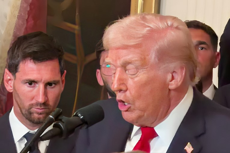 Trump i Messi se upoznali. Uslijedio je neugodan govor, pogledajte Messijevu facu
