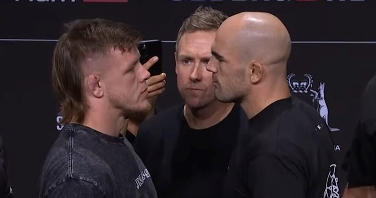 VIDEO Erslan odradio prvo sučeljavanje s Cruteom. Nisu skinuli pogled jedan s drugog