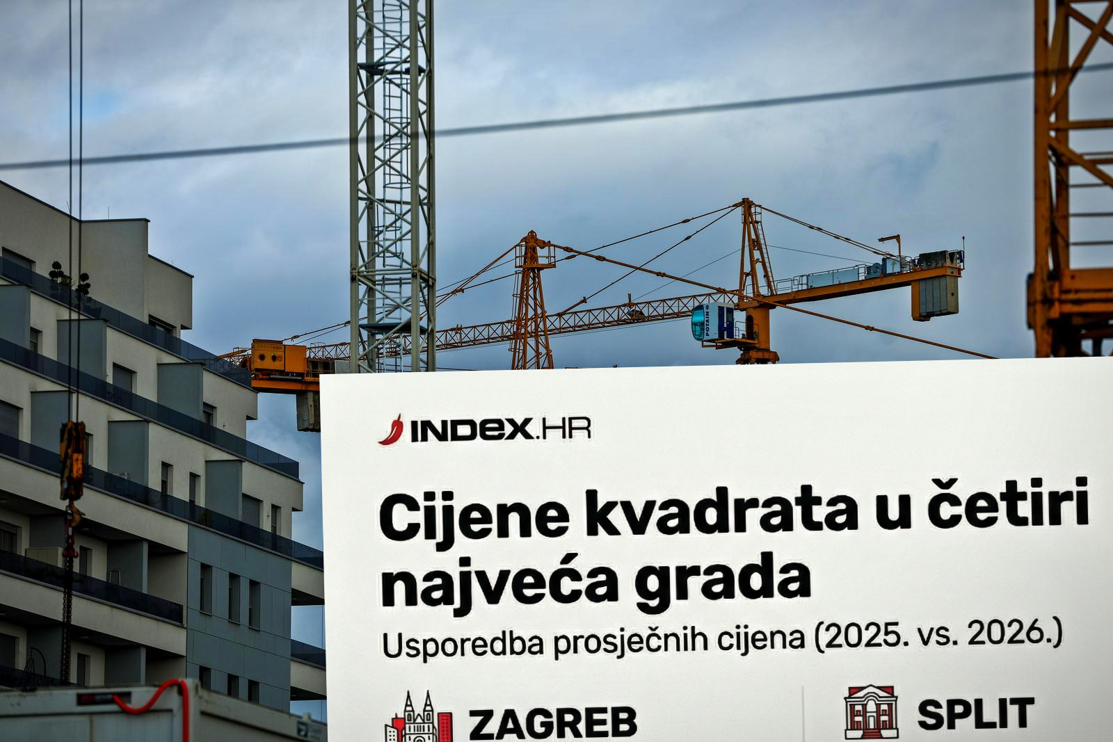 Cijene stanova narasle između 160 i 360 eura po kvadratu