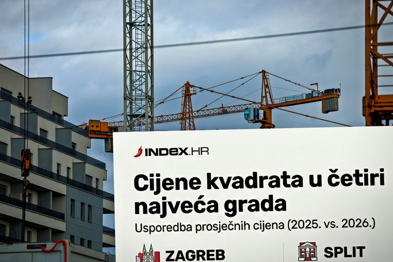 Ovo su cijene kvadrata u Zagrebu, Splitu, Rijeci i Osijeku