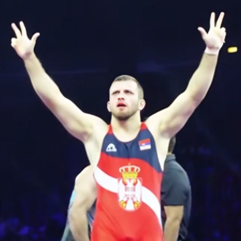 VIDEO Srpski hrvač osvojio svjetsko zlato u Zagrebu pa podigao tri prsta