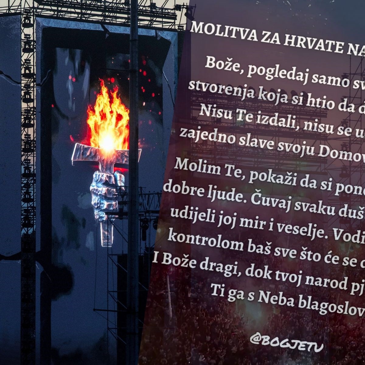 Internetom se proširila "molitva za Hrvate na Hipodromu"