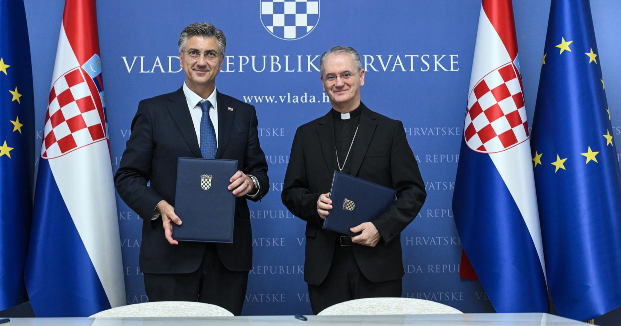 Plenković potpisao novi ugovor s Crkvom, Caritasu utrostručen novac od države