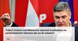 ANKETA Treba li Ustavni sud Milanoviću zabraniti kandidaturu ako ne da ostavku?