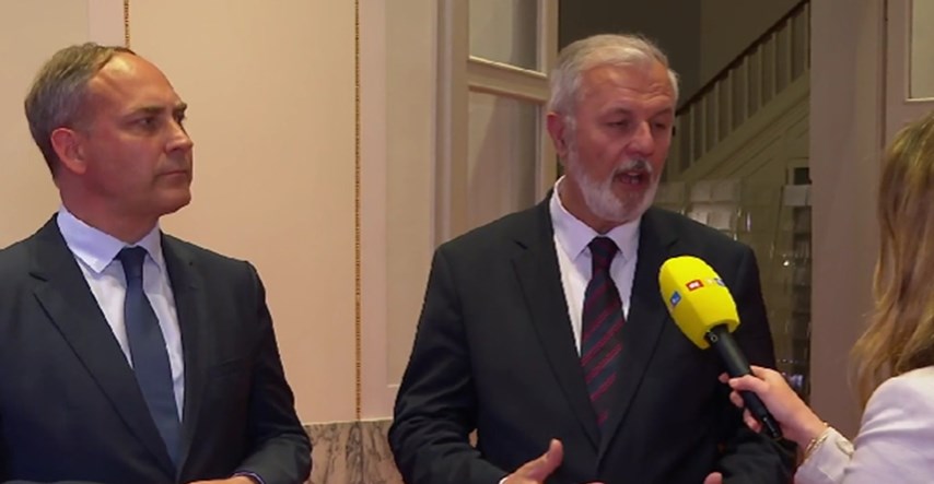 Bartulica i Sanader skupa govorili. HDZ-ovac novinarki: Želite da se posvađamo?