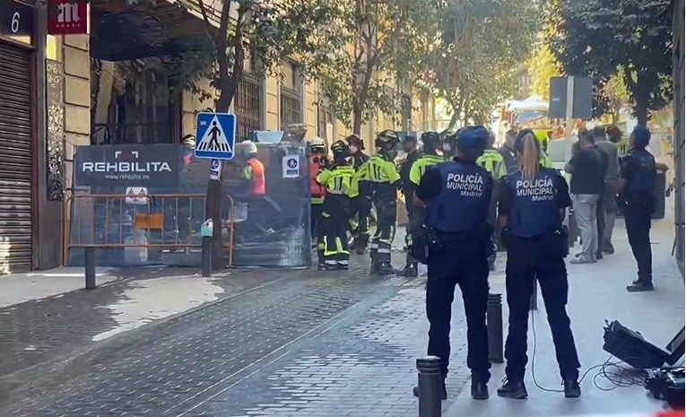 VIDEO Urušila se zgrada u centru Madrida. Ima ozlijeđenih, traga se za nestalima