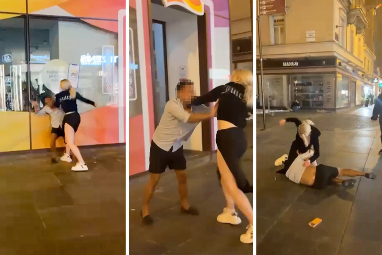 Uhićena djevojka koja je u centru Zagreba mlatila stranca