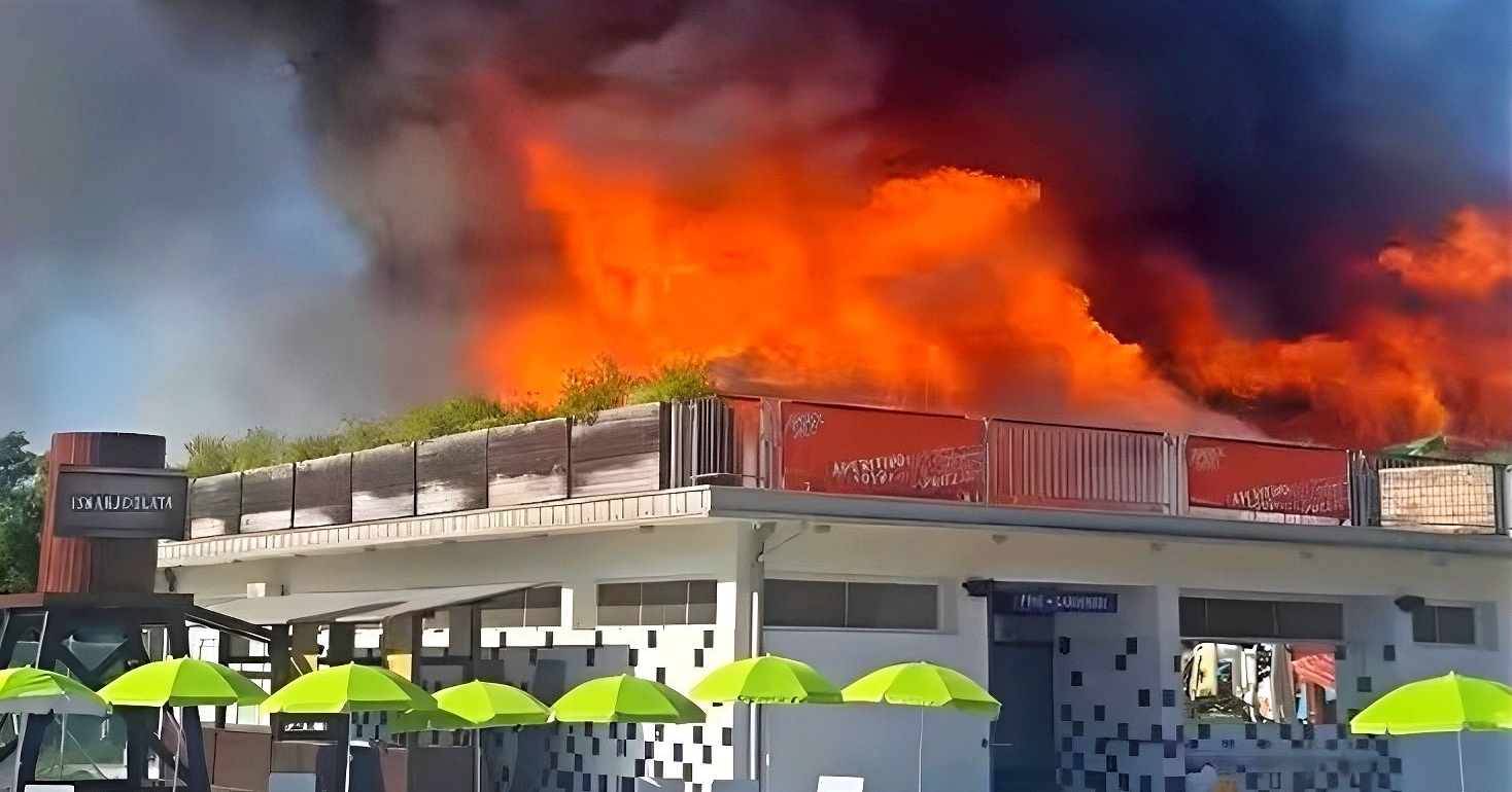 VIDEO Gorjele slovenske terme uz hrvatsku granicu: "Potpuno je izgorio krov"